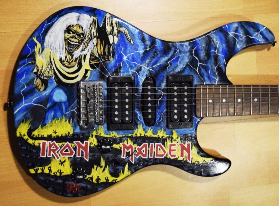 Das Gitarrensolo hing wochenlang in meinem Ohr - so band ich es mir um und spielte es nach.