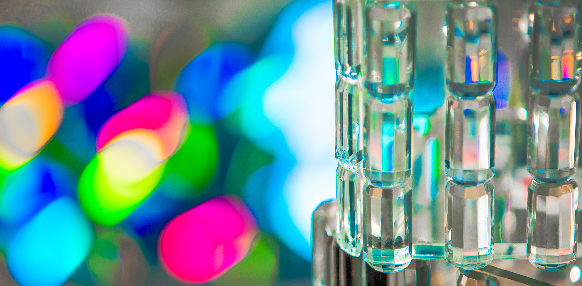 Two colorless elements create color.